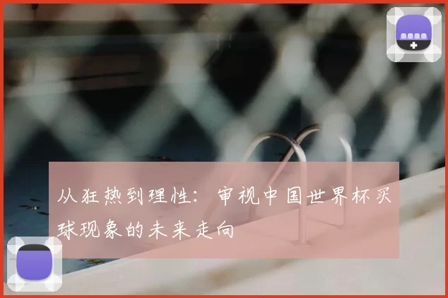 从狂热到理性:审视中国世界杯买球现象的未来走向